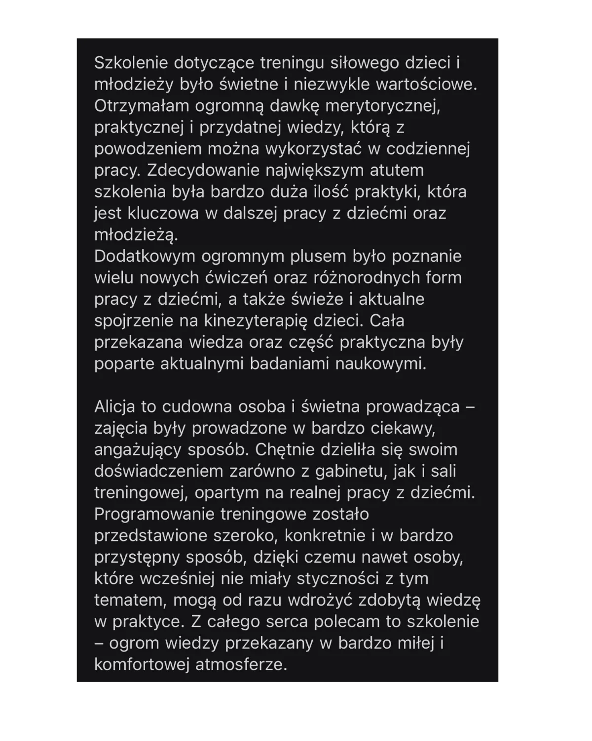 opinia pierwsza